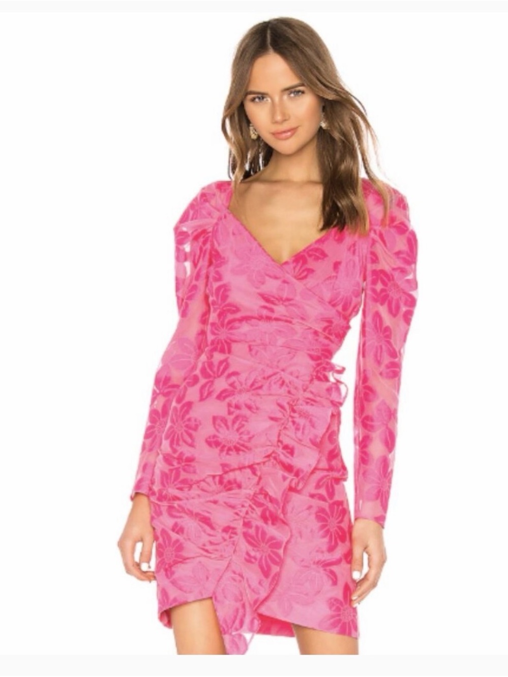 Milly Vibrant Pink Shift Dress